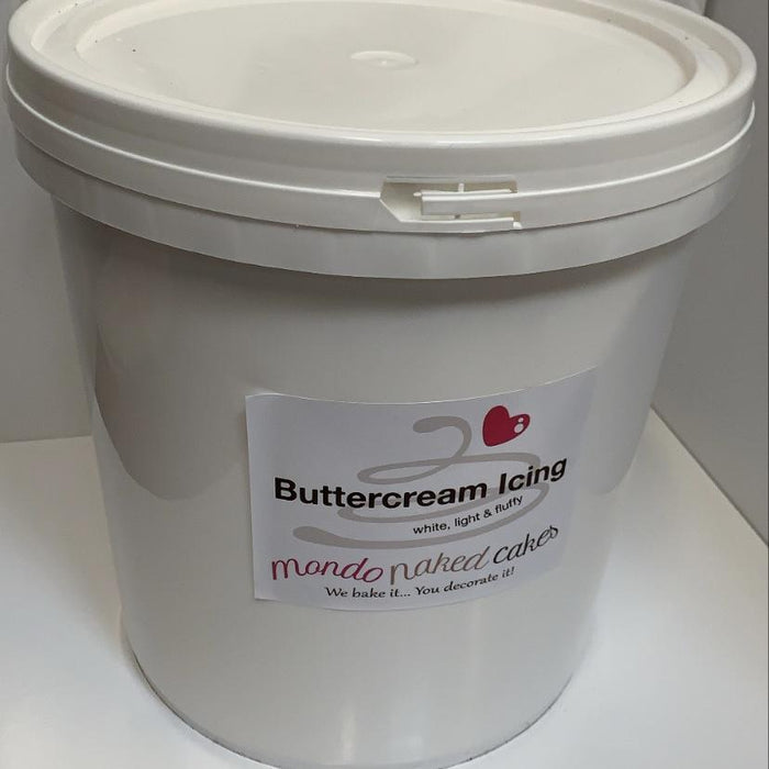 Buttercream 10ltr Mondo Pure White Icing (8kgs)