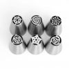 PIPING TIPS FLOWER Russian (6 nozzles)