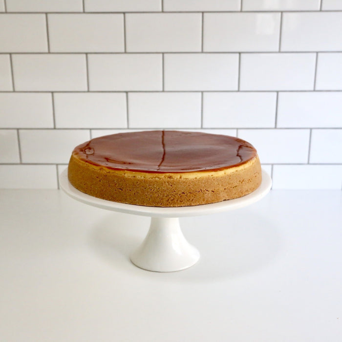 Large "Sweet Revenge" Ricotta Cheesecake with Caramel Brulee