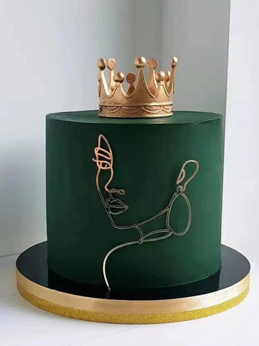 Abstract Woman Cake Topper