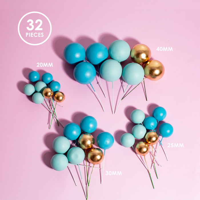 SPRINKS 32 CAKE BALL TOPPERS