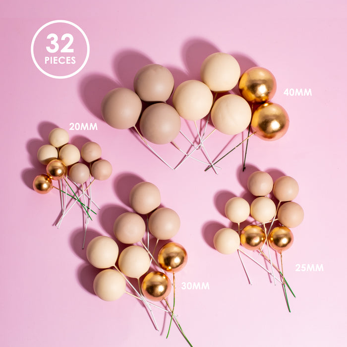 SPRINKS 32 CAKE BALL TOPPERS
