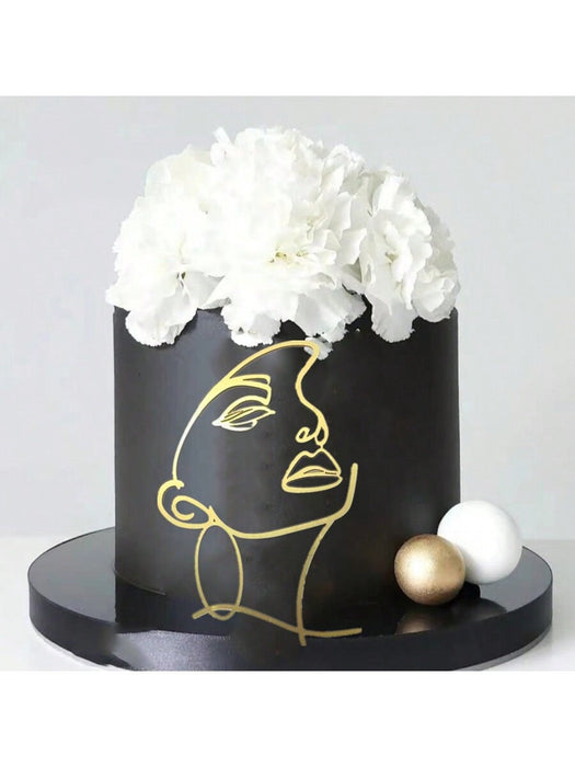 Abstract Woman Cake Topper