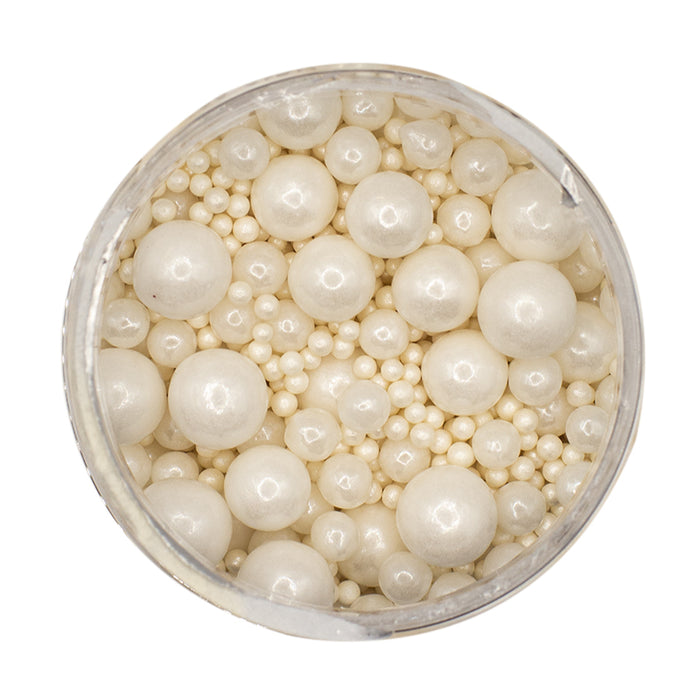 Pearls WHITE 4mm (85g) - by Sprinks