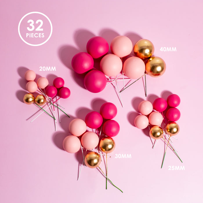 SPRINKS 32 CAKE BALL TOPPERS