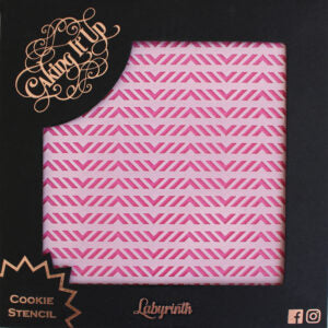 Stencil Cookie LABYRINTH by Caking It Up