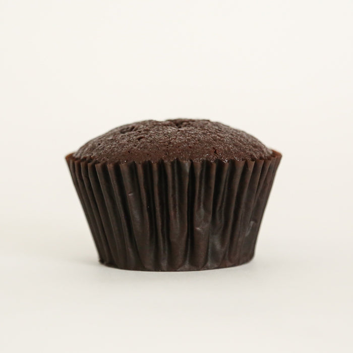12 Naked "EGGLESS" Chocolate Cupcakes 7cm